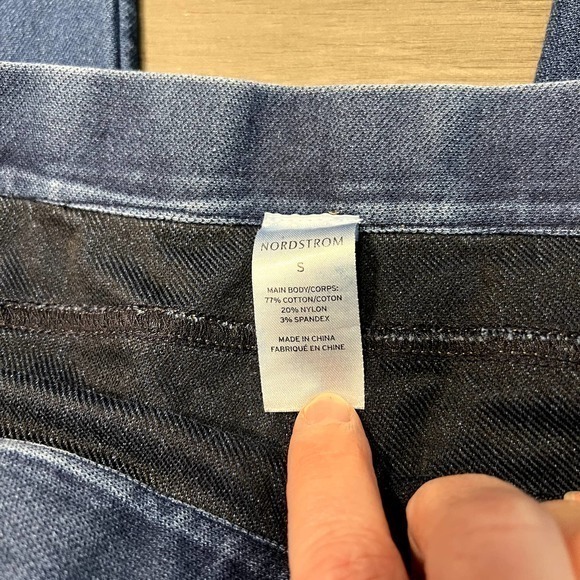 Nordstorm Womens Blue Denim Pull on Elastic‎ Waist Jeggings Size Small - Picture 5 of 11